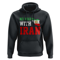 No War With Iran Hoodie Iran Freedom Protest