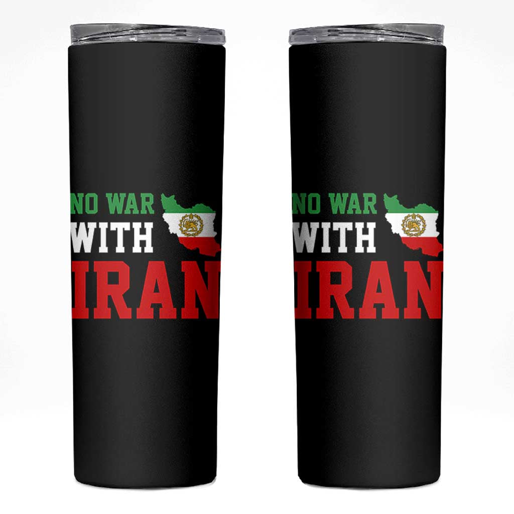 No War With Iran Skinny Tumbler Iran Freedom Protest
