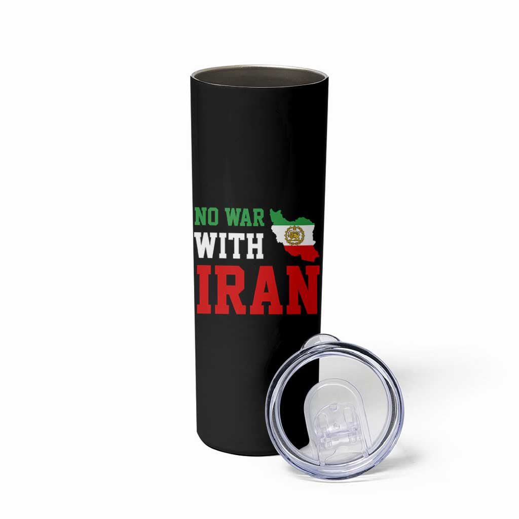 No War With Iran Skinny Tumbler Iran Freedom Protest