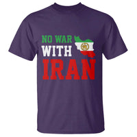 No War With Iran T Shirt Iran Freedom Protest