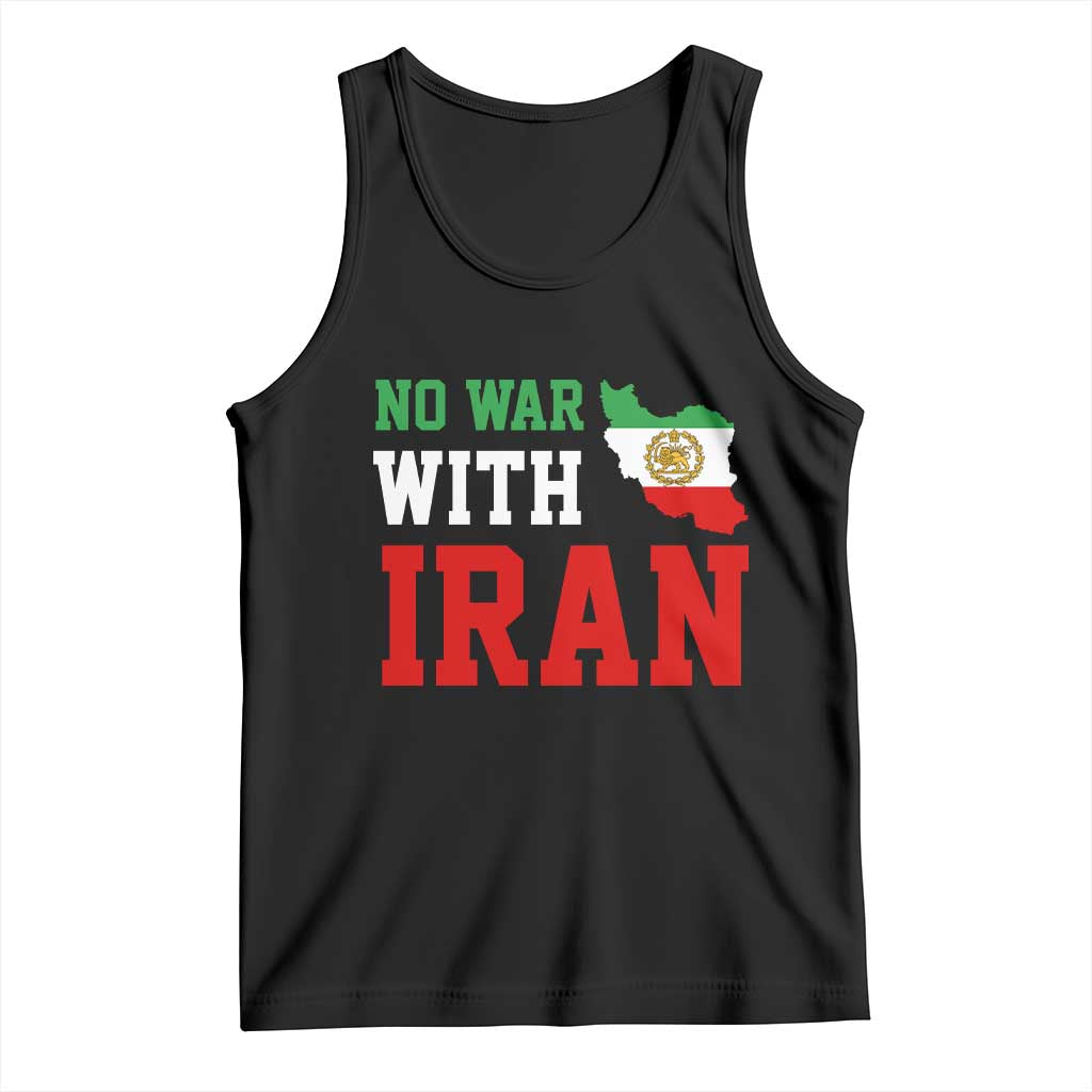 No War With Iran Tank Top Iran Freedom Protest