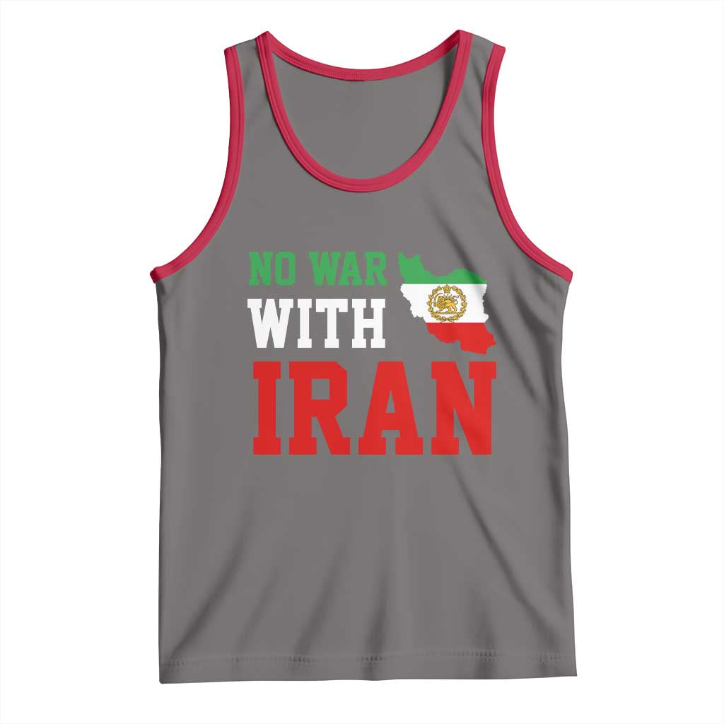 No War With Iran Tank Top Iran Freedom Protest