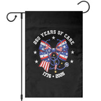Nurse 250 Years Of Care Garden Flag Patriotic American Nurse Gift