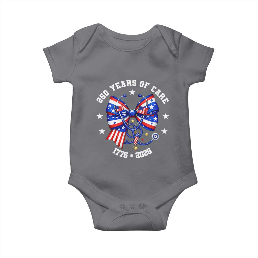 Nurse 250 Years Of Care Baby Onesie Patriotic American Nurse Gift