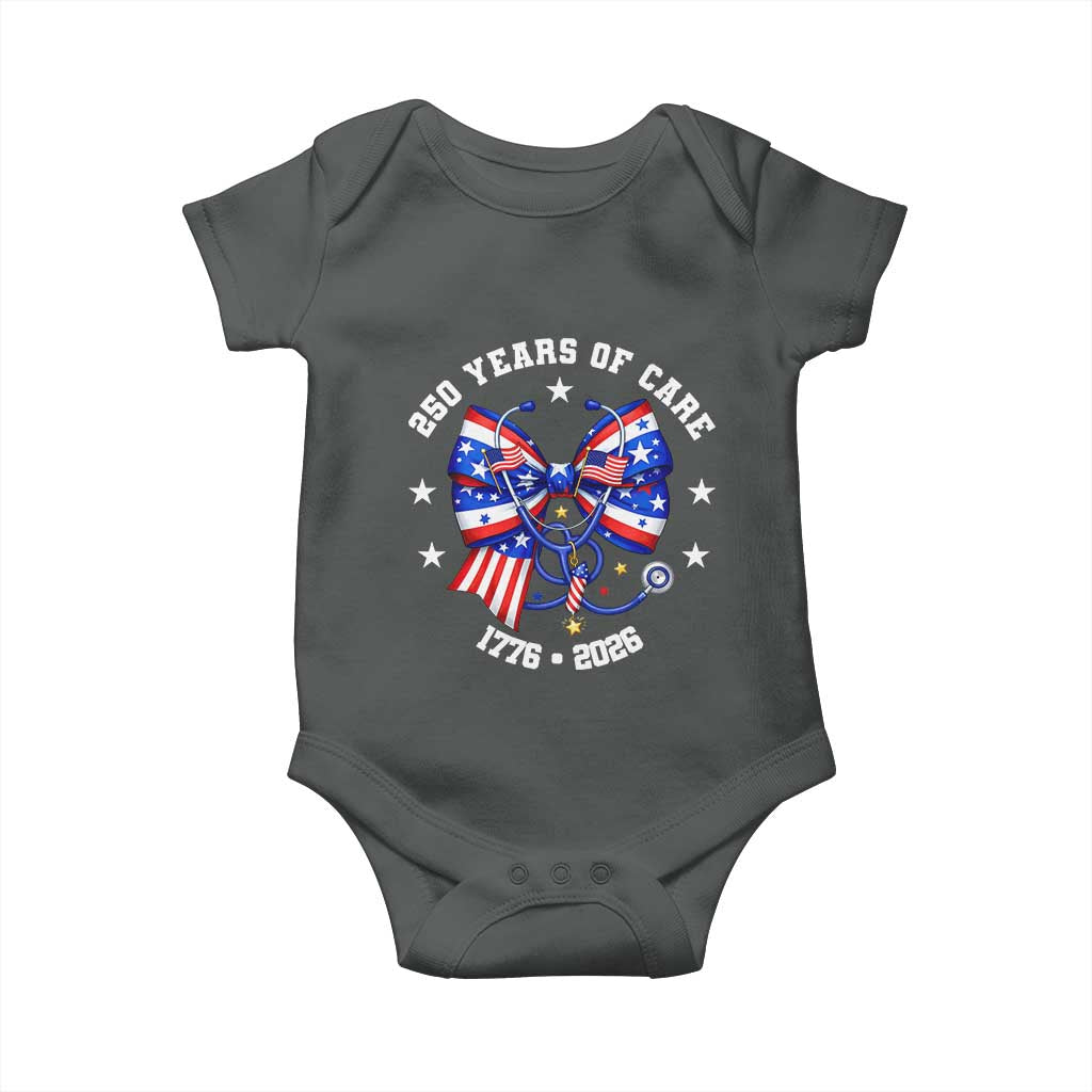 Nurse 250 Years Of Care Baby Onesie Patriotic American Nurse Gift