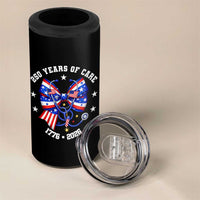 Nurse 250 Years Of Care 4 in 1 Can Cooler Tumbler Patriotic American Nurse Gift