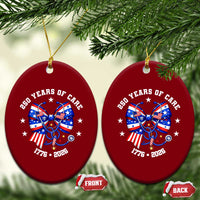 Nurse 250 Years Of Care Ceramic Ornament Patriotic American Nurse Gift