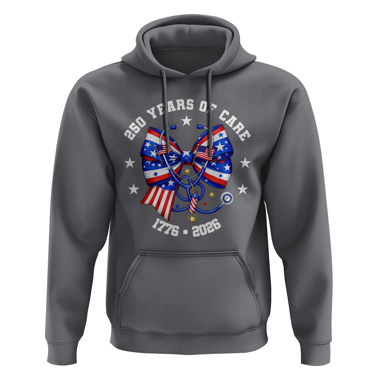 Nurse 250 Years Of Care Hoodie Patriotic American Nurse Gift