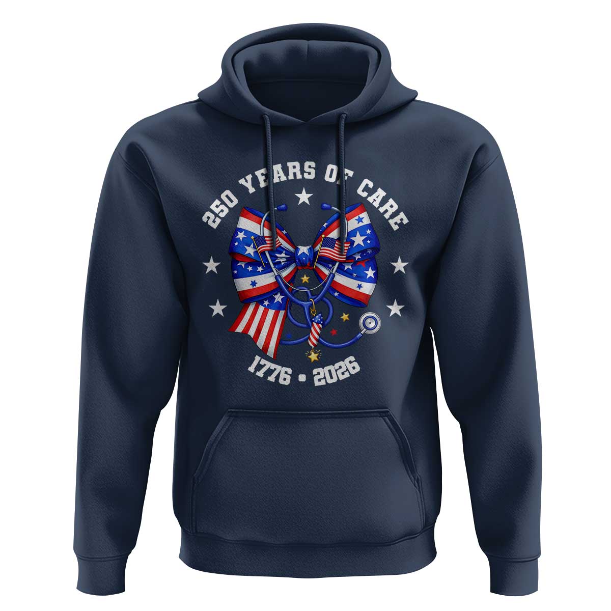 Nurse 250 Years Of Care Hoodie Patriotic American Nurse Gift