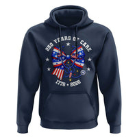 Nurse 250 Years Of Care Hoodie Patriotic American Nurse Gift