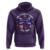 Nurse 250 Years Of Care Hoodie Patriotic American Nurse Gift