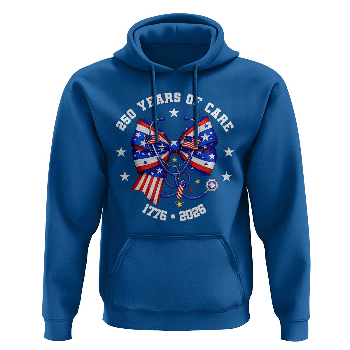 Nurse 250 Years Of Care Hoodie Patriotic American Nurse Gift