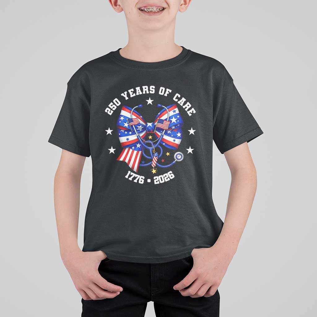 Nurse 250 Years Of Care T Shirt For Kid Patriotic American Nurse Gift