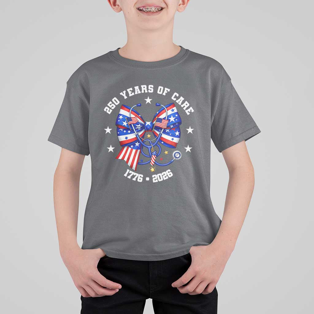 Nurse 250 Years Of Care T Shirt For Kid Patriotic American Nurse Gift