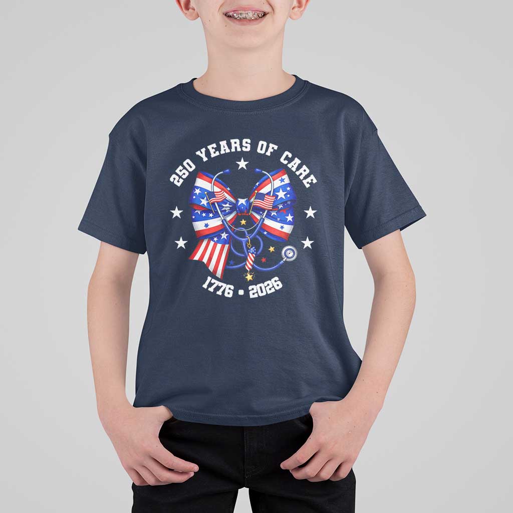 Nurse 250 Years Of Care T Shirt For Kid Patriotic American Nurse Gift