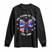 Nurse 250 Years Of Care Long Sleeve Shirt Patriotic American Nurse Gift