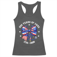 Nurse 250 Years Of Care Racerback Tank Top Patriotic American Nurse Gift