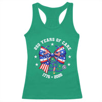 Nurse 250 Years Of Care Racerback Tank Top Patriotic American Nurse Gift