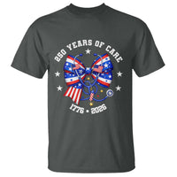 Nurse 250 Years Of Care T Shirt Patriotic American Nurse Gift