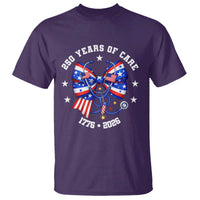 Nurse 250 Years Of Care T Shirt Patriotic American Nurse Gift
