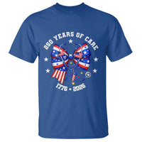 Nurse 250 Years Of Care T Shirt Patriotic American Nurse Gift