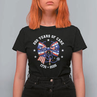 Nurse 250 Years Of Care T Shirt For Women Patriotic American Nurse Gift