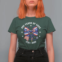 Nurse 250 Years Of Care T Shirt For Women Patriotic American Nurse Gift
