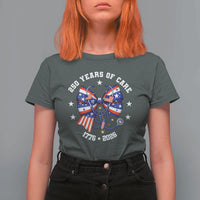 Nurse 250 Years Of Care T Shirt For Women Patriotic American Nurse Gift