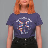 Nurse 250 Years Of Care T Shirt For Women Patriotic American Nurse Gift