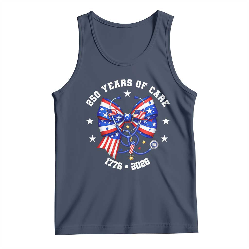 Nurse 250 Years Of Care Tank Top Patriotic American Nurse Gift