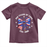 Nurse 250 Years Of Care Toddler T Shirt Patriotic American Nurse Gift
