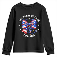 Nurse 250 Years Of Care Youth Sweatshirt Patriotic American Nurse Gift