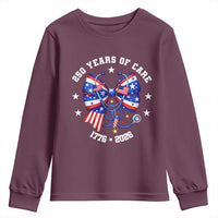 Nurse 250 Years Of Care Youth Sweatshirt Patriotic American Nurse Gift