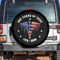 Patriotic Nurse 250 Years Of Care Spare Tire Cover Healthcare Worker Gift