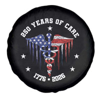 Patriotic Nurse 250 Years Of Care Spare Tire Cover Healthcare Worker Gift