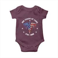 Patriotic Nurse 250 Years Of Care Baby Onesie Healthcare Worker Gift