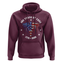 Patriotic Nurse 250 Years Of Care Hoodie Healthcare Worker Gift