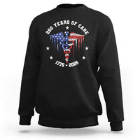 Patriotic Nurse 250 Years Of Care Sweatshirt Healthcare Worker Gift