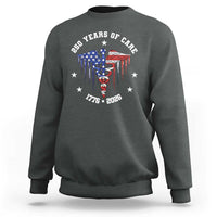 Patriotic Nurse 250 Years Of Care Sweatshirt Healthcare Worker Gift