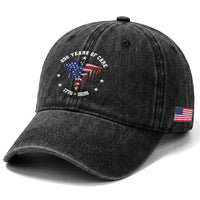 Patriotic Nurse 250 Years Of Care Washed Cotton Baseball Cap Healthcare Worker Gift