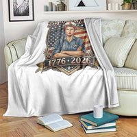Patriotic Nurse Celebrating 250 Years Of Care Gift Throw Blanket