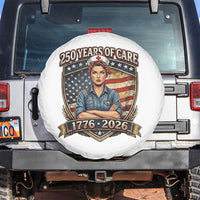 Patriotic Nurse Celebrating 250 Years Of Care Gift Spare Tire Cover