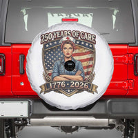 Patriotic Nurse Celebrating 250 Years Of Care Gift Spare Tire Cover
