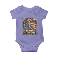 Patriotic Nurse Celebrating 250 Years Of Care Gift Baby Onesie