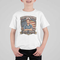 Patriotic Nurse Celebrating 250 Years Of Care Gift T Shirt For Kid