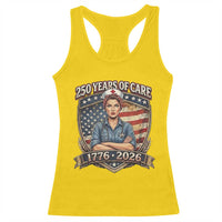 Patriotic Nurse Celebrating 250 Years Of Care Gift Racerback Tank Top