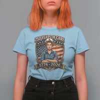 Patriotic Nurse Celebrating 250 Years Of Care Gift T Shirt For Women