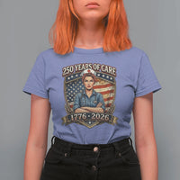 Patriotic Nurse Celebrating 250 Years Of Care Gift T Shirt For Women