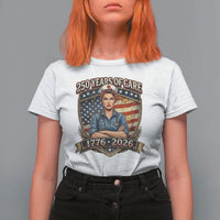 Patriotic Nurse Celebrating 250 Years Of Care Gift T Shirt For Women
