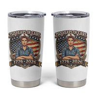 Patriotic Nurse Celebrating 250 Years Of Care Gift Tumbler Cup